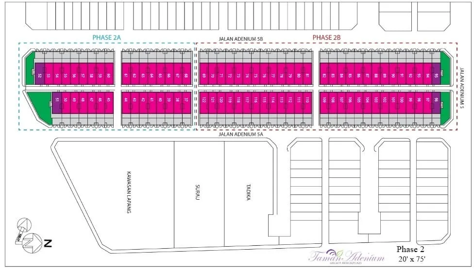 05. Taman Adenium P1-4 (20' x 75') (P1 36 unit & P2 86 unit P3 68 unit & P4 53 unit) 2