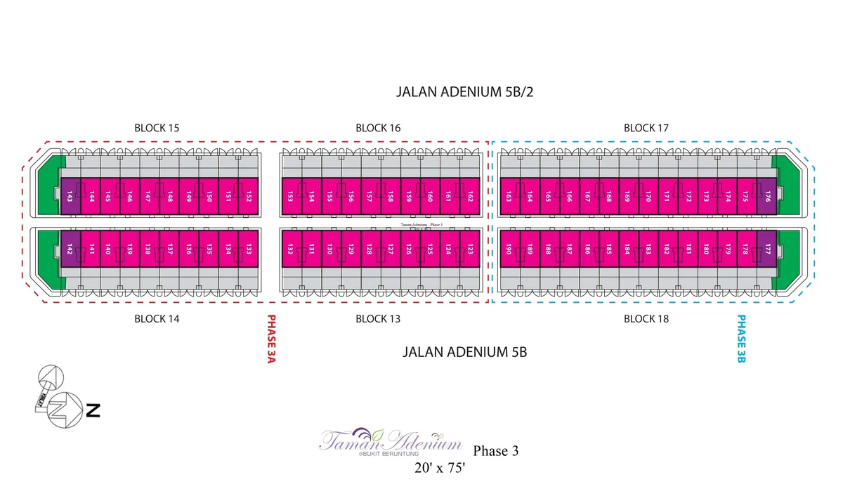 05. Taman Adenium P1-4 (20' x 75') (P1 36 unit & P2 86 unit P3 68 unit & P4 53 unit) 3