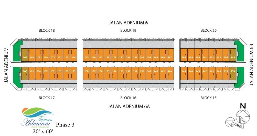 03. Taman Adenium P1, P2 , P3 (20' x 60') 3
