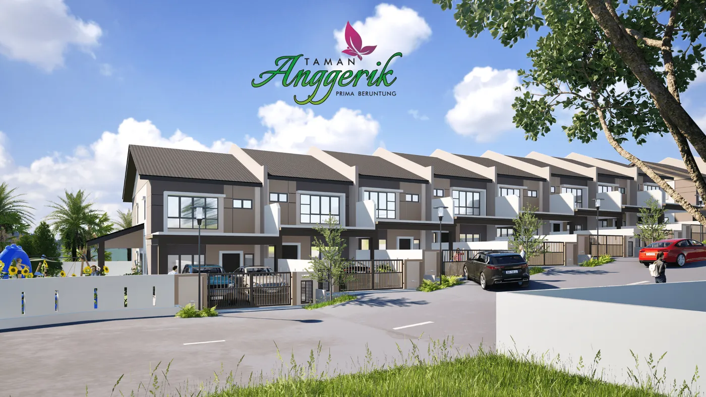 Taman anggerik with logo
